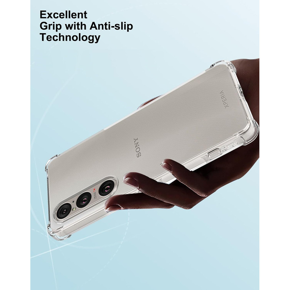 Dành Cho Sony Xperia 1 VI 5 V 10 IV 1 iii 5 ii Pro-I Vỏ Mềm Chống Sốc Pha Lê Gel Trong Suốt TPU Vỏ Chống Sốc