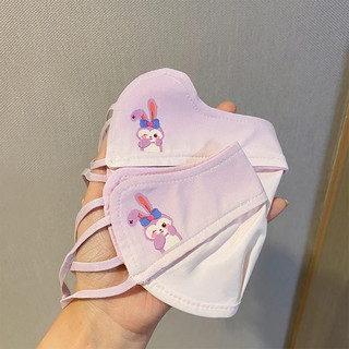 [Có thể điều chỉnh] Màu sắc ngoại hình cao 3D Mặt nạ có thể giặt được in hình hoạt hình chống tia cực tím cho trẻ em Mặt nạ bảo vệ góc mắt 3D