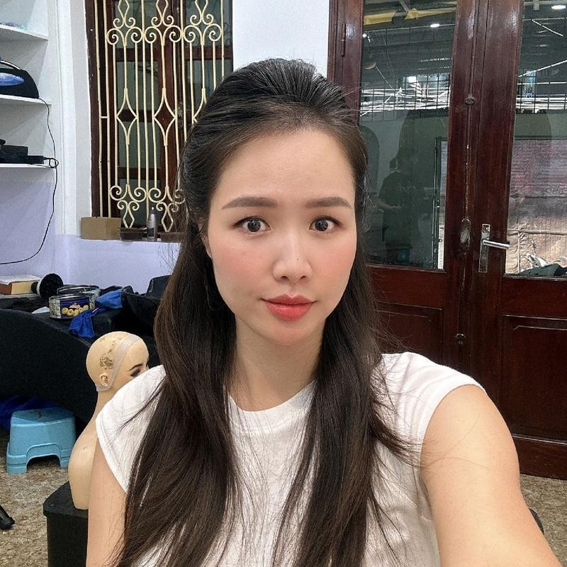 Độn phồng mái tóc thậ.t nữ - Tóc Giả Vân Anh
