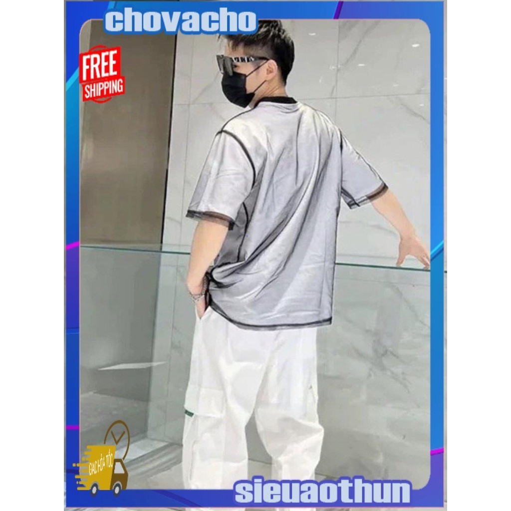 Áo tơ mỏng dệt cổ tròn FJELLY ICVCVNI Unisex