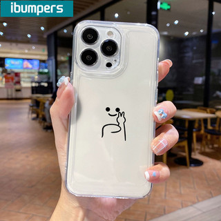 ibumpers Ốp lưng iphone cute couple hoạt hình họa tiết trong suốt Ốp điện thoại TPU silicone mềm chống sốc cho Iphone 15 14 12 13 11 Pro Max IP 7 8 Plus Iphon X XS XR Xs Max