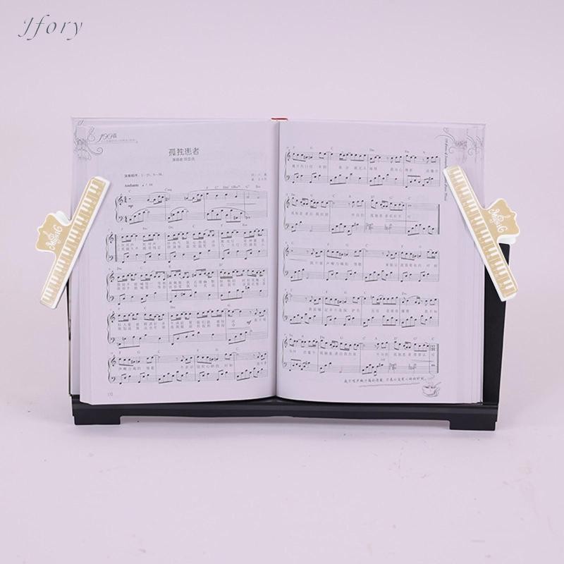 Jfory Giá đỡ nhạc Piano điện tử di động nhỏ gọn với kẹp Giá đỡ nhạc đa chức năng cho người mới bắt đầu chuyên nghiệp