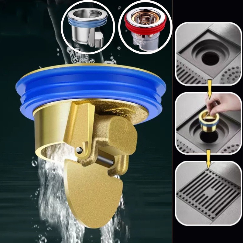 Lõi Đồng Thoát Sàn Chống Mùi,Phòng Tắm Cống Thoát Nước Nắp đậy cống thoát nước,Tránh Tắc Nghẽn Cống