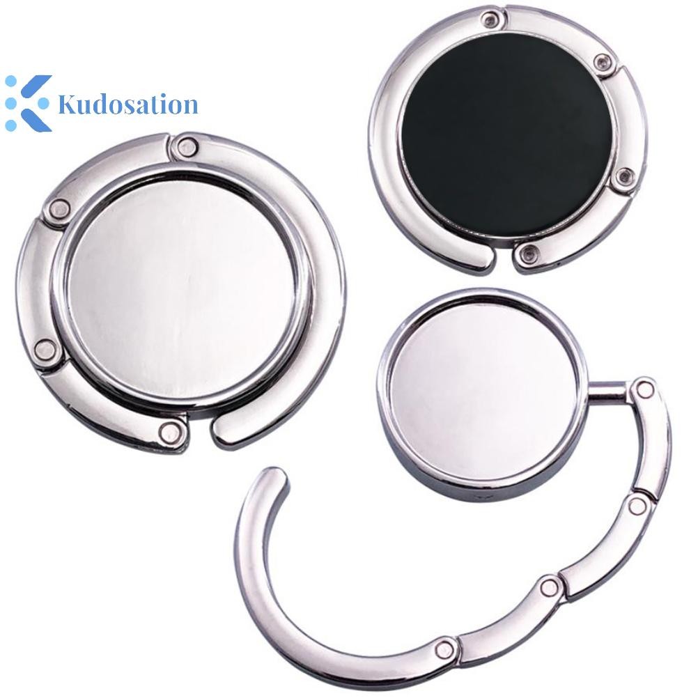 Kudosation 1Pc Di Động Gấp Hợp Kim Ví Túi Xách Túi Móc Treo Móc Treo Bàn Móc