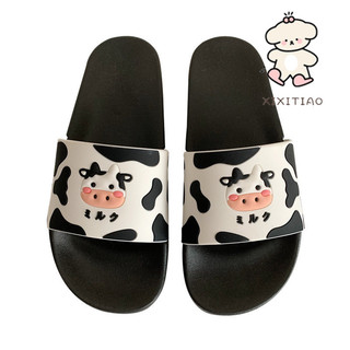 Xixitiao Thời Trang Mùa Hè Phong Cách Mới Dép Dép Trong Nhà Sử Dụng Influencer ins Hoạt Hình Cô Gái Dễ Thương Giày Sandal Trái Tim Nữ Mặc Ngoài Trời