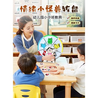 Mẫu giáo Cảm xúc Quái vật nhỏ Máy trợ giảng Bàn xoay Không dệt Trung lưu Vật liệu khu vực ngôn ngữ giáo dục