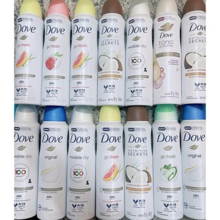 Xịt khử mùi cơ thể Dove 150ml