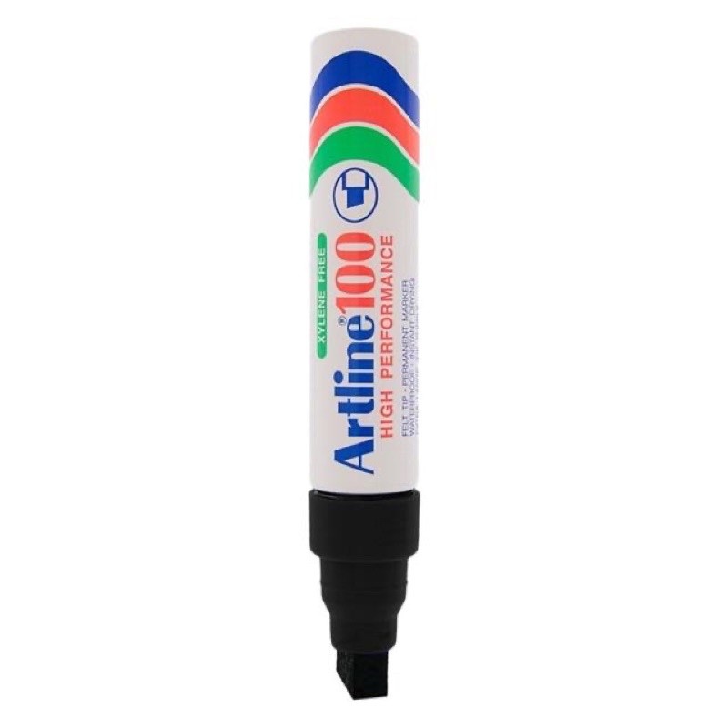 Bút lông dầu, bút dạ, bút phớt 7.5-12mm nét cối siêu to Artline EK-100 trợ giảng, diễn giả, thuyết trình, bút đào tạo