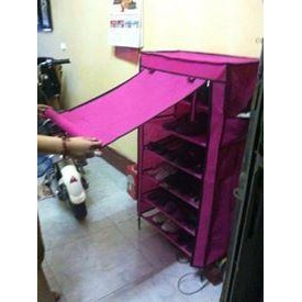 Tủ giày gỗ cánh mây lắp ghép thông minh tiện lợi 3 ngăn kích thước 90x90x30cm gỗ mdf chắc chắn