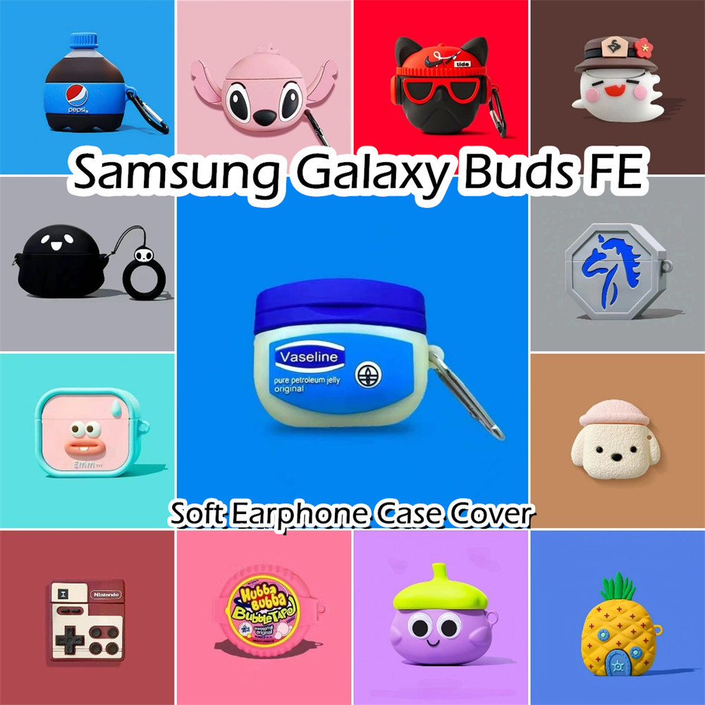[Ngôi sao tương lai] Dành cho Ốp lưng Samsung Galaxy Buds FE Dòng phim hoạt hình hợp thời trang Vỏ tai nghe silicon mềm Vỏ bọc NO.3