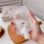 Túi nạp lại BORAGETE 30 / 50 / 100ml, Chai nạp dầu gội bằng Gel tắm dày, Túi chống rò rỉ di động Hộp đựng kem dưỡng da du lịch