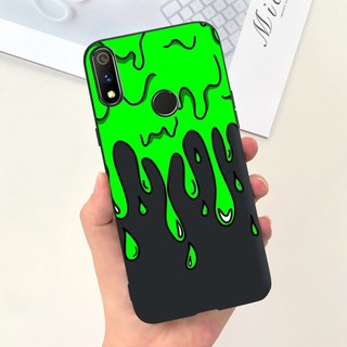 Dành Cho Realme 3 / Realme 3 Pro Ốp Lưng Hoa Thời Trang Mới Bé Gái Sơn Mềm Silicon Cho Realme 3i Realme3 RMX1827 Vỏ