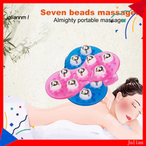 Jo1 Massage Con Lăn Bóng 7 Hạt Thiết Kế Công Thái Học Thân PVC Chống Cellulite Cơ Giảm Đau Thư Giãn Găng Tay Cho Unisex