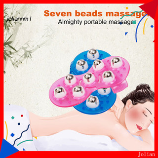 Jo1 Massage Con Lăn Bóng 7 Hạt Thiết Kế Công Thái Học Thân PVC Chống Cellulite Cơ Giảm Đau Thư Giãn Găng Tay Cho Unisex