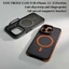 Ốp lưng iPhone 15 14 13 12 Pro Max/Plus/11, giá đỡ nam châm, viền túi khí, mờ, dải chống trượt, chống vân tay