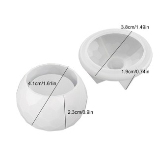Kra Jar Khuôn Silicon Thạch Cao Xi Măng Nhựa Khuôn Lọ Hoa mọng Nước Khuôn