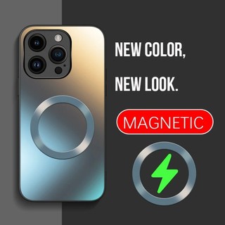 Ốp lưng từ tính sang trọng AG Silicon Matte Frost cho iPhone 15 14 13 12 Pro MAX 14 Plus 13 14 Pro MAX Vỏ bảo vệ