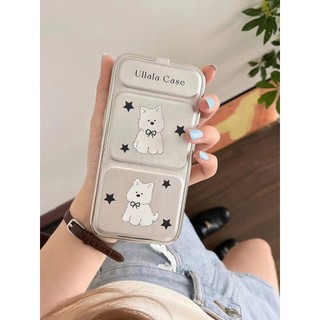 Ốp điện thoại hình chú chó dễ thương cho Iphone11 12promax 12 13 14 15 pro max Vỏ mềm 14promax 15pro vỏ tpu