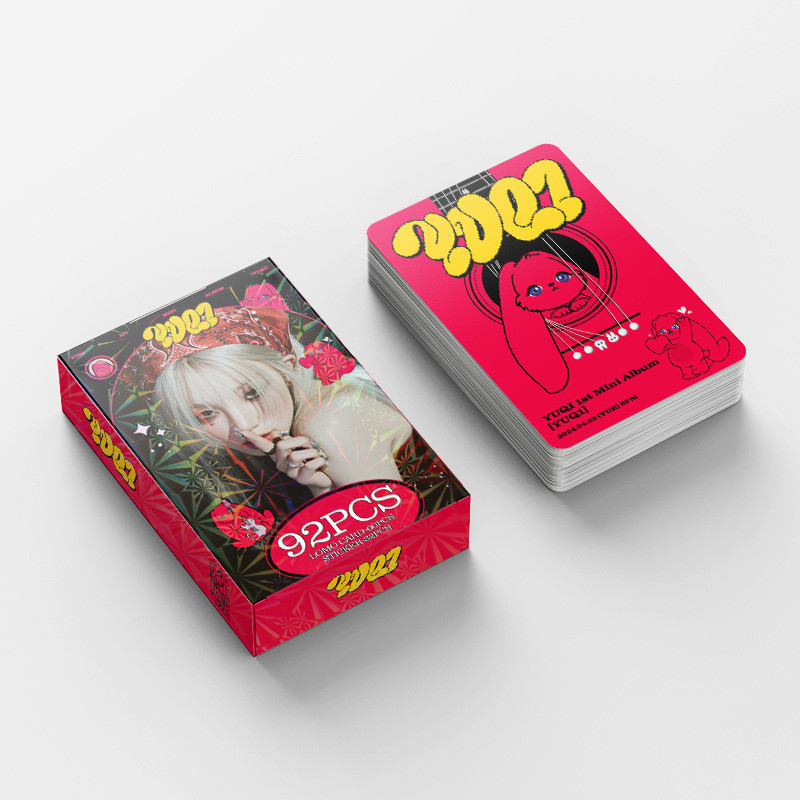 92 Cái / hộp (G) IDLE Lomo cards Album Toàn Bộ 2 [2] Super Lady Sticker Photocards GIDLE Yuqi SOLO Minnie Soyeon Shuhua Miyeon Bưu Thiếp YM