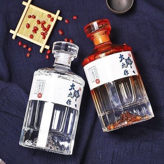 💦Chai Rượu Cao Cấp Chai Trống Thủy Tinh Ngâm Chai Rượu Đẹp 0.5kg Hộ Gia Đình Nhà Rượu Vang Trắng Ngâm Nước Ngoài