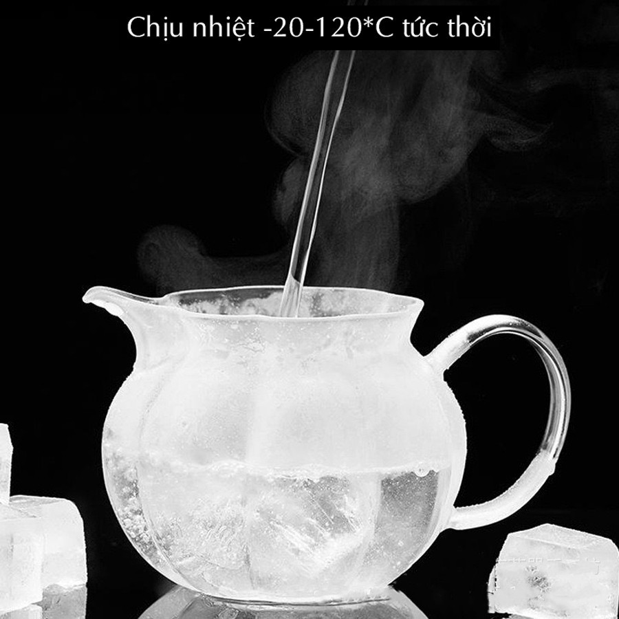 Tống Chuyên Trà Bằng Thủy Tinh Chịu Nhiệt Hình Quả Lê 300 ml