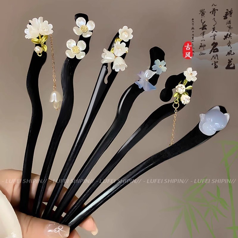 Kẹp Tóc Cổ Phong Cách Trung Hoa Mới Hanfu Phù Hợp Với Nữ Kẹp Tóc Kẹp Tóc Mũ Đội Đầu