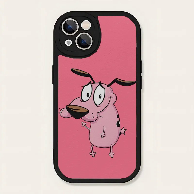Tp-1 Dog-Courage-The-Cowardly Phone Case Da Cừu Cho Iphone 13 Pro Max 11 12 14 Mini X Xr Xs 8 7 Puls Se Luxury Mobile