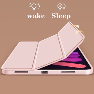 Ốp Lưng Máy Tính Bảng Da PU Siêu Mỏng Cho Samsung Galaxy Tab A9 Plus 11 2023 S9 FE Plus S9Plus A8 S8 S7 11 A7 S6 Lite A9 8.7 Chân Đế Thông Minh Tự Động Đánh Thức Giấc Ngủ
