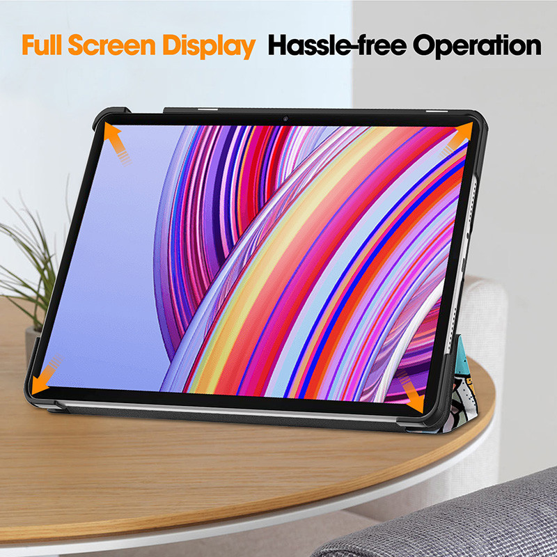 Bao Da PU Chống Sốc Cho Xiaomi Poco Pad 12.1inch 2024 Có Thể Điều Chỉnh Gấp Đứng Bao Da Máy Tính Bảng