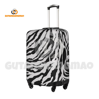 Da Báo Zebra Hành Lý Có Thể Giặt Được Vali Bảo Vệ Chống Trầy Xước Vali Phù Hợp Với Hành Lý 18-32 Inch