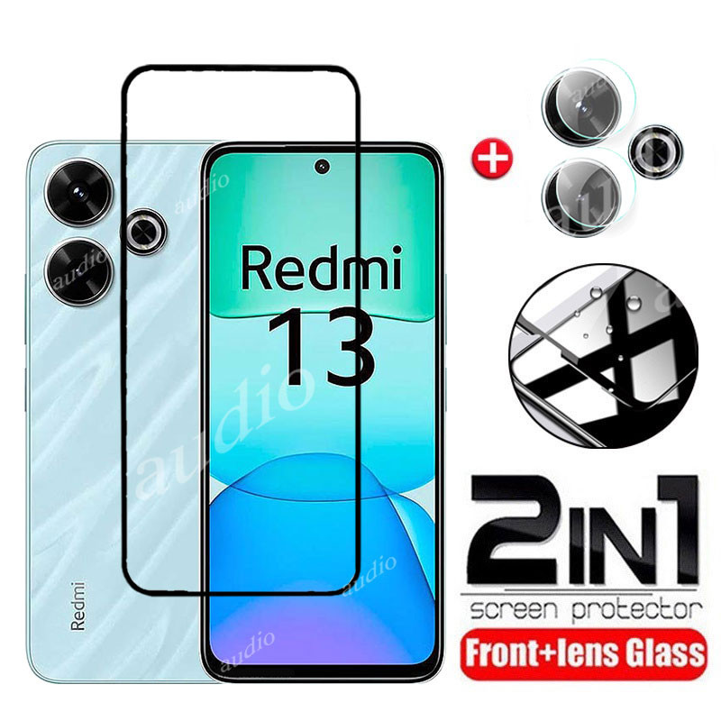 Phim Kính Cường Lực 2in1 Cho redmi 13 redmi13 4G 5G 2024 Bảo Vệ Màn Hình HD Mềm Ống Kính Máy Ảnh Cho Redmy redmi 13 redmi13 4G 5G Bảo Vệ Màn Hình Phim Điện Thoại