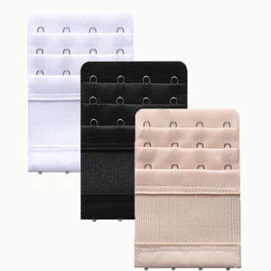 3 Nút Khoảng Cách 1.9cm Dây Đeo Áo Ngực Đàn Hồi Mở Rộng Bốn Hàng Móc Và Mắt Áo Ngực Mở Rộng Cho Nữ