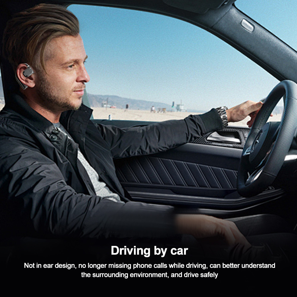 Kẹp tai nghe không dây P7 180° Xoay Bluetooth 5.3 Tai nghe âm thanh nổi HiFi Màn hình kỹ thuật số Tai nghe không dây thể thao có Mic