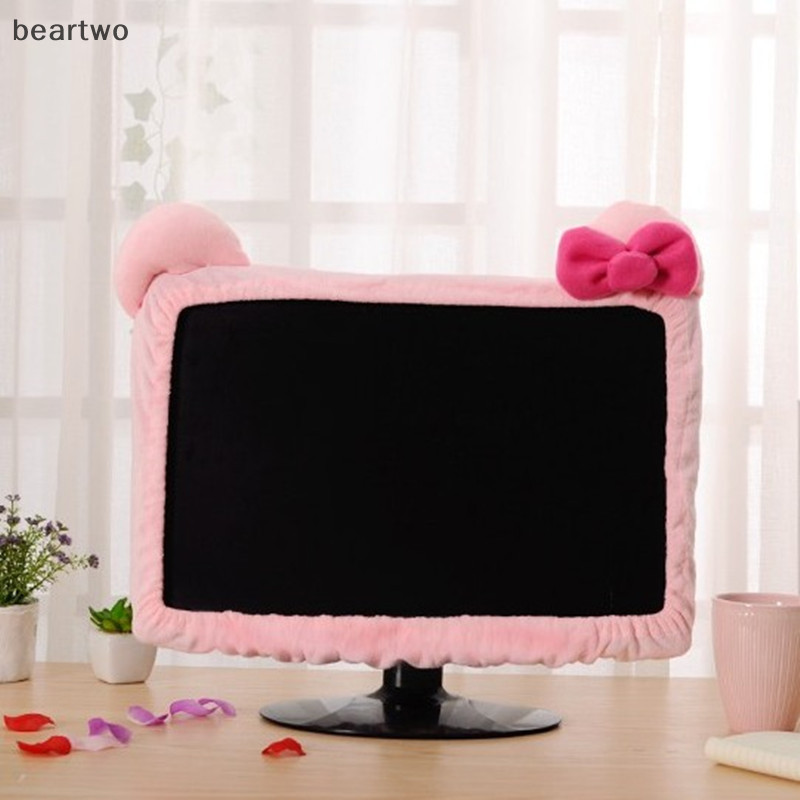 < Beartwo > Màn hình máy tính xách tay chống bụi dễ thương Vỏ bảo vệ trang trí Đẹp