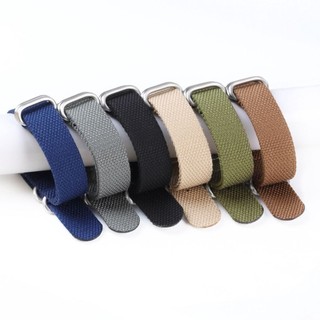 Dây đeo đồng hồ Nylon NATO Dây đeo đồng hồ vải ZULU Dây đeo đồng hồ dệt 20mm 22mm Dây đeo đồng hồ Nylon bền mềm thay thế Dây đeo cổ tay nam nữ Vòng đeo tay Khóa thép không gỉ