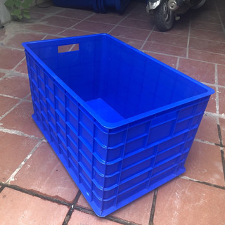 Thùng nhựa đựng đồ  có 5 bánh xe kt 78x50x43 cm bảo quản đồ đạc, giao hàng, trồng rau, nuôi cá