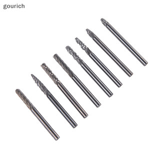 [Gou] Tập tin quay vonfram Hợp kim cứng Máy khoan khoan khoan mũi khoan 3mm Shank VN