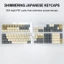 Btsg XDA Keycaps với Keycaps Nhật Bản độc đáo cho bàn phím cơ Keycaps Nhật Bản Chủ đề XDA Profile Keycaps Repalce