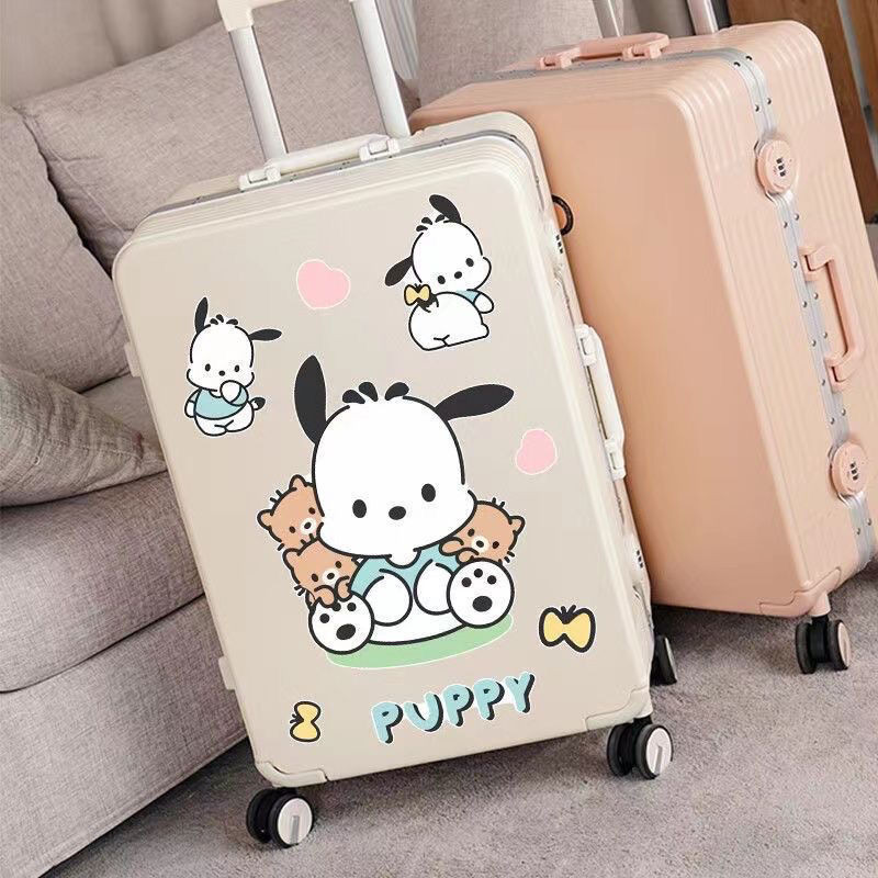 Hoạt Hình Dễ Thương Lớn Pacha Chó Vali Miếng Dán Xe Đẩy Vali Phòng Treo Tường Trang Trí Miếng Dán Chống Thấm Nước 6.19