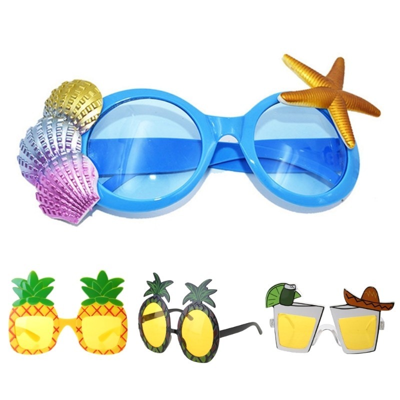 Dasbsug Flamingo Tiệc Kính Đi Biển Ngộ nghĩnh Kính Mát Đi Biển Đảng Ủng Hộ Hawaii Kính Mát Tiệc Kính Ngộ nghĩnh