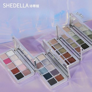 Bảng phấn mắt lấp lánh SHEDELLA 🍎 🍎 🍎 🍎 🍎 ❈ ❈ ❈ Bảng phấn mắt đầy màu sắc Bảng phấn mắt mười màu Bảng trang điểm Bảng phấn mắt lấp lánh không thấm nước khói
