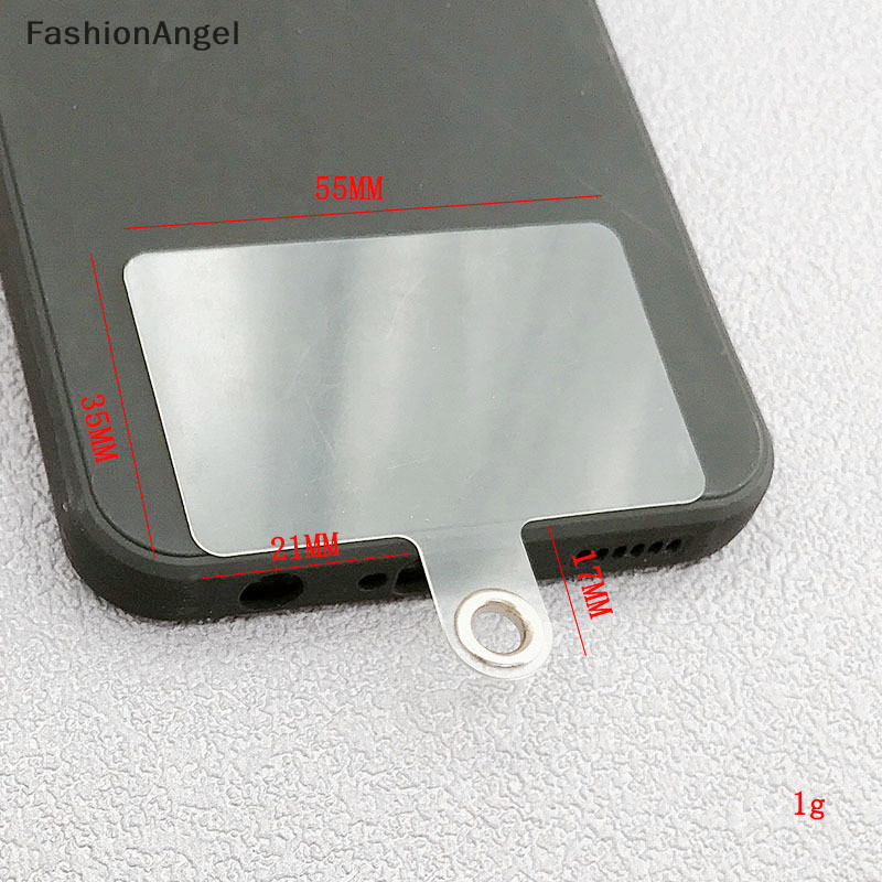 FashionAngel 5 Chiếc Điện Thoại Di Động Dây Miếng Dán Nam Chống Mất Thẻ Cố Định Kết Nối Mặt Dây Chuyền Không Dây Lỗ Trong Suốt Kẹp TH