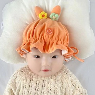 Mũ cho trẻ sơ sinh và trẻ mới biết đi, bé trai và bé gái, mũ mỏng, thoáng khí, cotton, có thể điều chỉnh