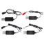 Dây sạc USB WU 62cm hoặc 64cm cho 3 7V Lithium với 4 loại Cắm tính năng cho máy bay và đồ chơi UAV