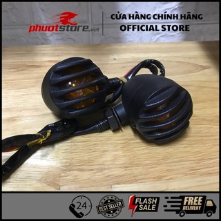 Đèn xi nhan lưới Motowolf độ pg1 cafe racer tracker