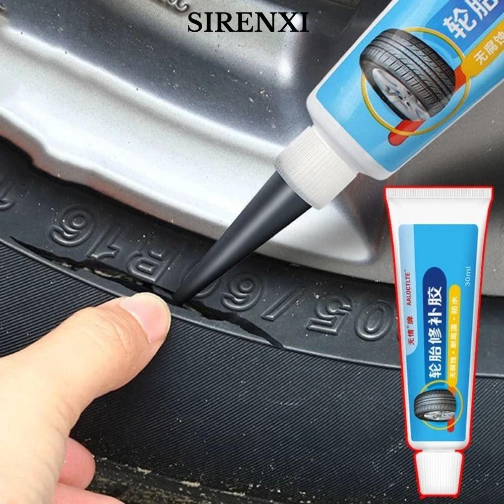 Keo sửa chữa lốp SIRENXI, Chất lỏng bịt kín chống mài mòn chống ăn mòn, Keo dán cao su chắc chắn có độ bền cao màu đen