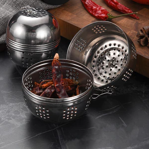 Quả Cầu Inox Pha Hãm Uống Trà - Lọc Gia Vị Nấu Ăn Đa Năng