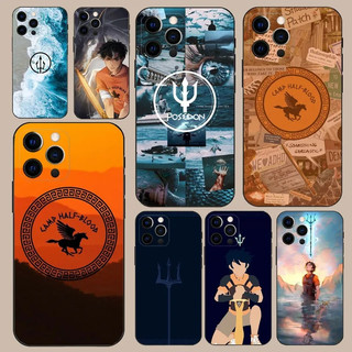 Ốp điện thoại TK-1 P-Percy J-Jackson Poseidon cho iPhone 16, 17,14,13,12,11, Pro, X, XS, Max, XR, Plus, Mini Soft Black Cover