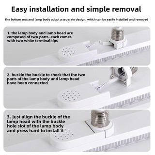 Smvp Bóng Đèn LED Dải Pha Lê E27 220V, công suất 14W/18W/24W/28W, dài 20/30/40/60cm, tiết kiệm điện, ánh sáng trắng