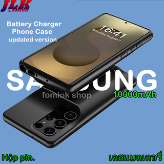 [JLK] 10000mAh sạc dự phòng External Battery Case For Samsung S25 Ultra S24 Plus S22 A54 A55 A34 A35 5G/4G Portable Power Bank shockproof Charging cover